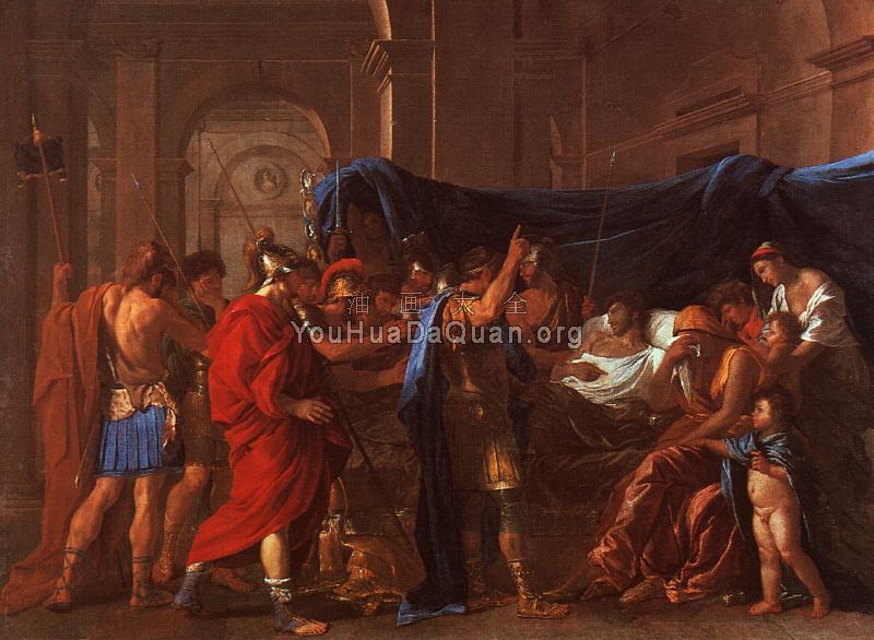 The Death of Germanicus - 尼古拉斯·普桑